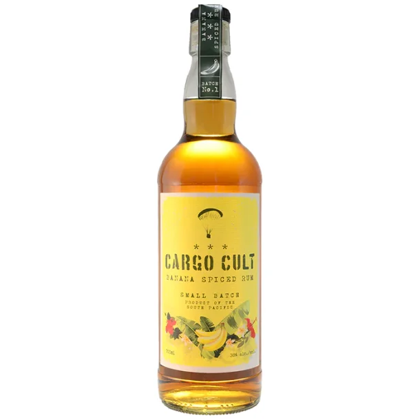 Cargo cult Banana spiced rum 38% south pacific