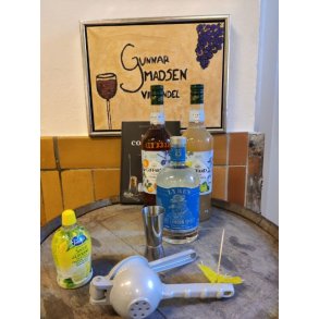 Charlie Chaplin cocktail med alkohol