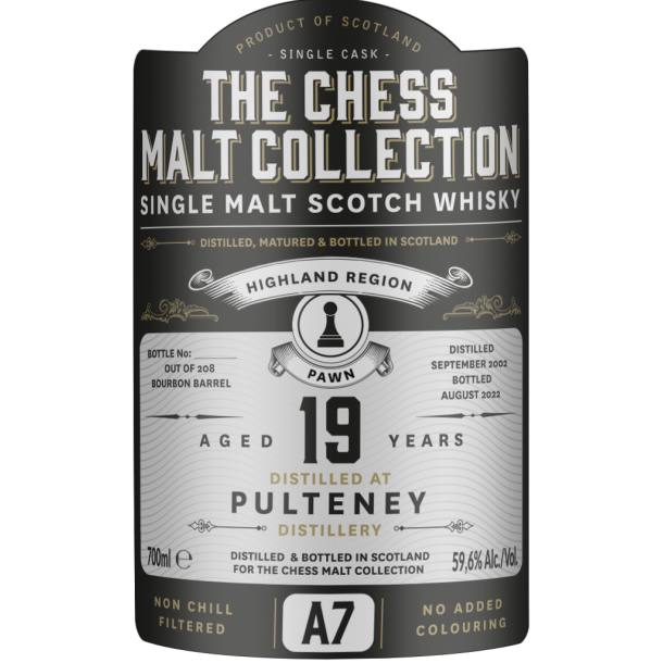 The Chess Malt Collection Nr 16 - A7 Pulteney 19 r 59,6%