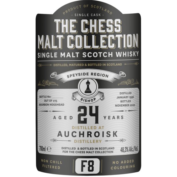 The Chess Malt Collection Nr 11 - F8 Auchroisk 24 r 48,4%