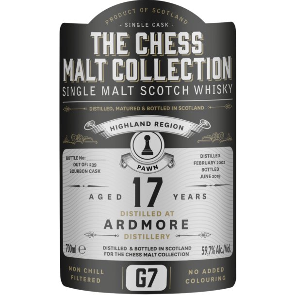 The Chess Malt Collection Nr 8 - G7 Ardmore 17 r 59,7%