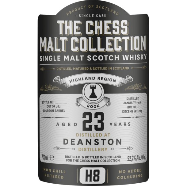 The Chess Malt Collection Nr 9 - H8 Deanston 23 r 52,7%