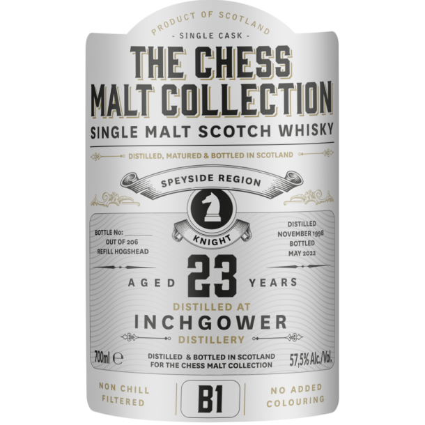 The Chess Malt Collection Nr 15 - B1 Inchgower 23 r 57,5%