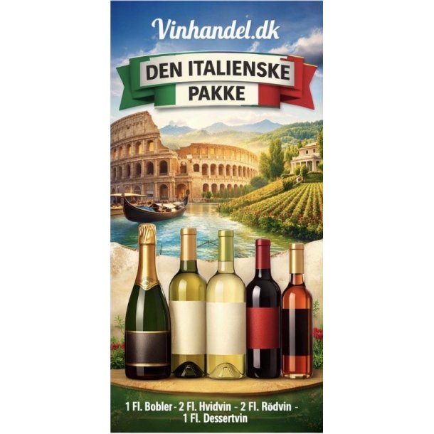 Den Italienske Vin Menu