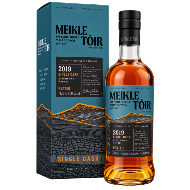 Meikle Toir - 2019 Single Cask Virgin Oak Barrel - DENMARK ONLY LIMITED EDITION