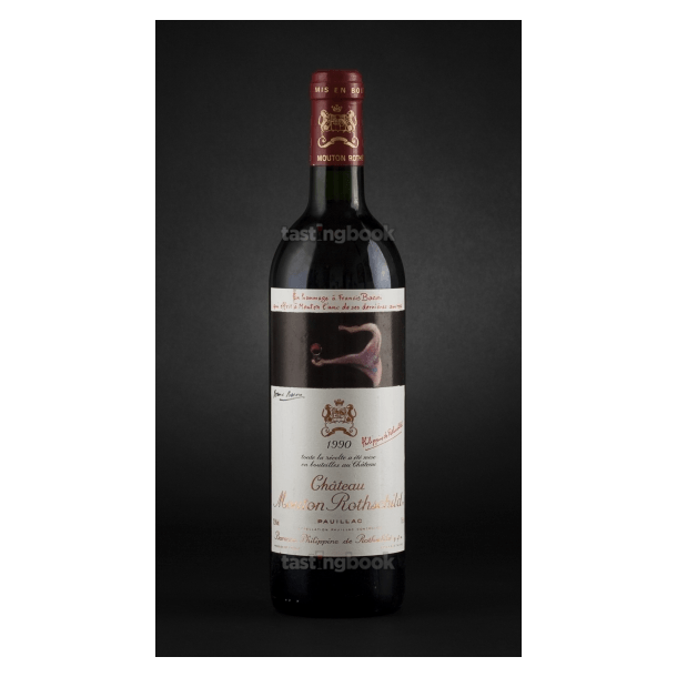 Ch�teau Mouton Rothschild - Pauillac 1990 - Stand A - I kommission regler efter dette.