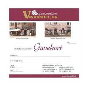 Gavekort (angiv selv prisen)