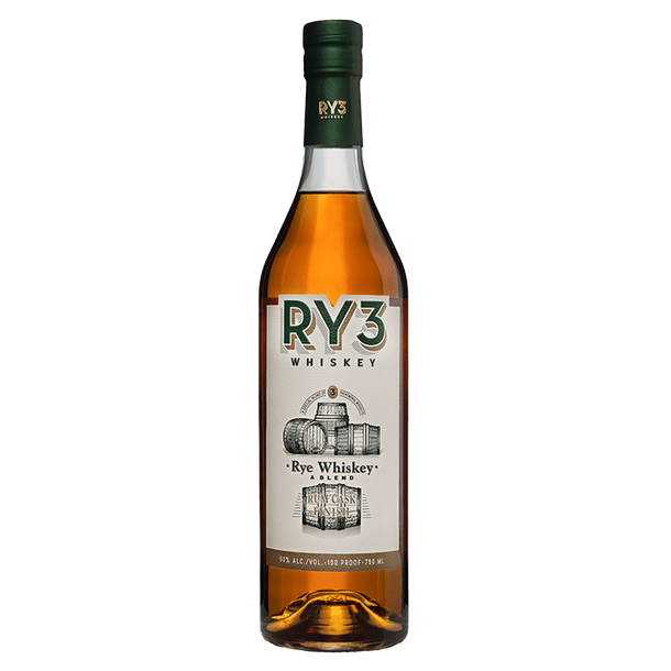 RY3 Rye Whiskey - Rum Cask Finish - 50%